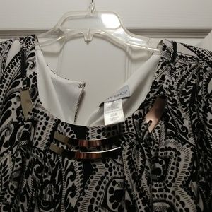 Black and white dress